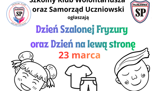 Dzień Szalonej Fryzury i na lewą stronę