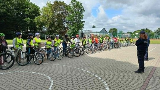 Egzamin praktyczny na kartę rowerową klas czwartych