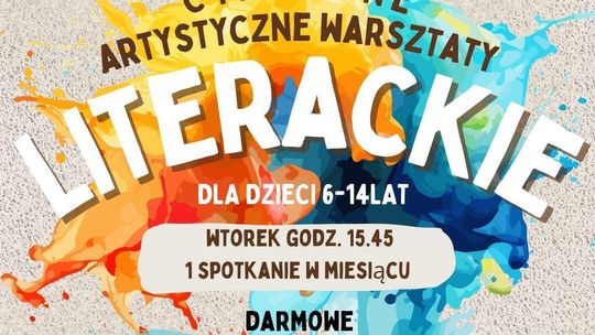 Nowe zapisy na cykliczne warsztaty literacko-artystyczne w Gminnej Bibliotece