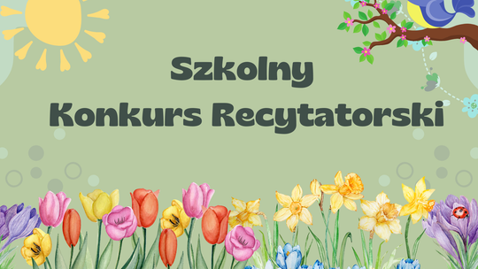 Szkolny Konkurs Recytatorski