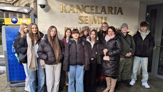 Wizyta w Sejmie w ramach konkursu „Aktywny Samorząd Uczniowski”