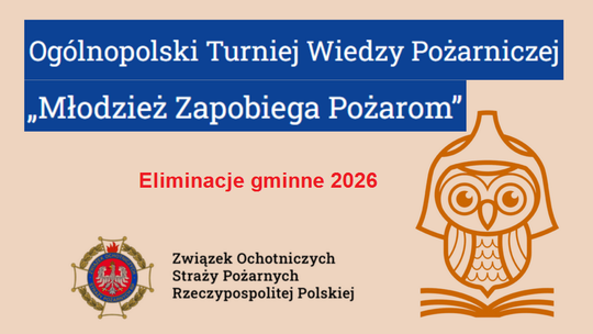 Wyniki eliminacji gminnych Ogólnopolskiego Turnieju Wiedzy Pożarniczej "Młodzież zapobiega pożarom"