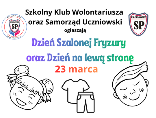 Dzień Szalonej Fryzury i na lewą stronę