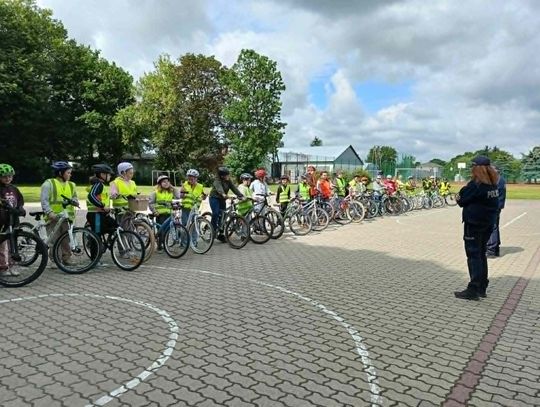 Egzamin praktyczny na kartę rowerową klas czwartych