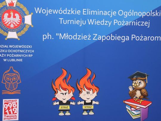 Etap wojewódzki Ogólnopolskiego Turnieju "Młodzież zapobiega pożarom"