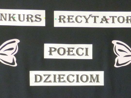 Konkurs recytatorski ,,POECI DZIECIOM”