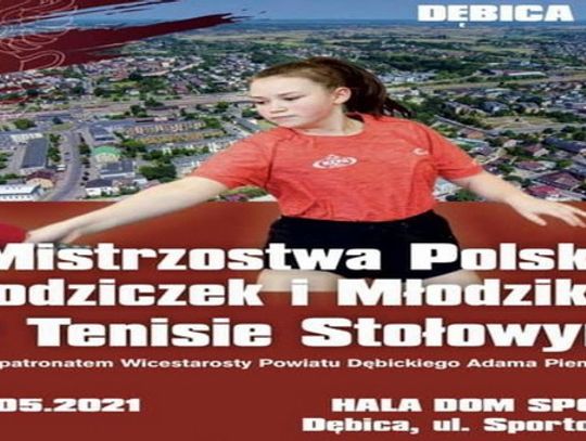 Mistrzostwa Polski Młodziczek i Młodzików w tenisie stołowym w Dębicy