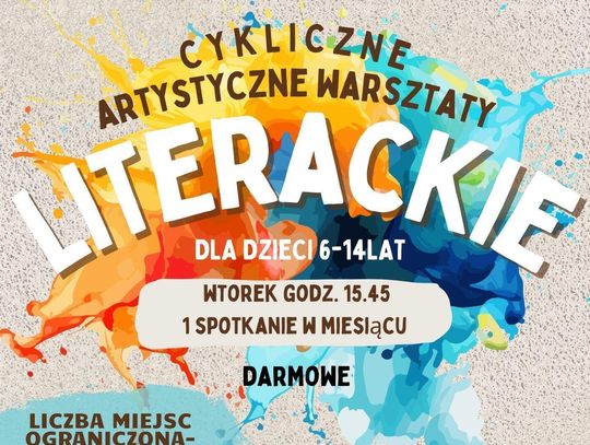Nowe zapisy na cykliczne warsztaty literacko-artystyczne w Gminnej Bibliotece