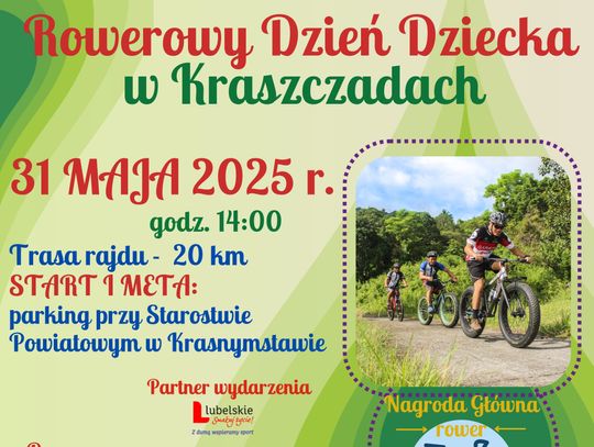 Rowerowy Dzień Dziecka w Kraszczadach