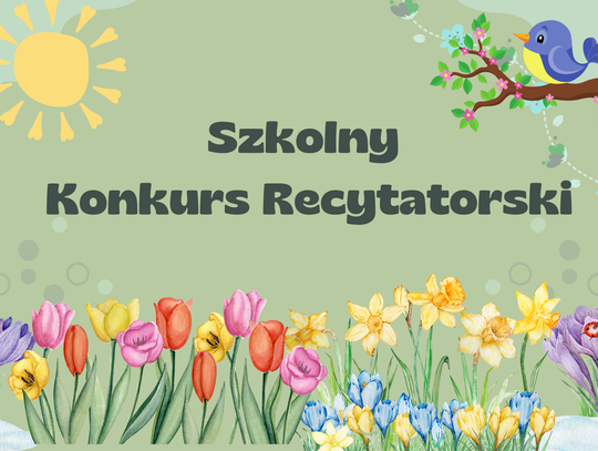 Szkolny Konkurs Recytatorski