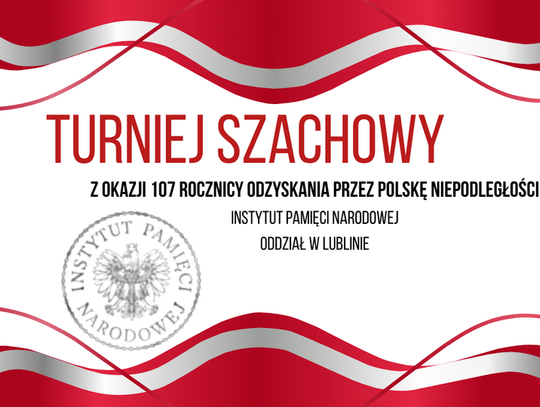 Turniej szachowy w Instytucie Pamięci Narodowej z okazji 107 rocznicy odzyskania przez Polskę Niepodłegłości