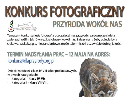 Wojewódzki konkurs fotograficzny „Przyroda wokół nas” dla uczniów szkół podstawowych