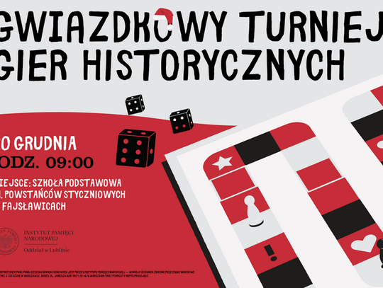 Zaproszenie na Gwiazdkowy Turniej Gier Historycznych