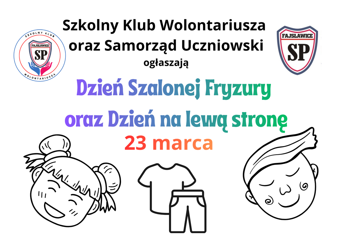 Dzień Szalonej Fryzury i na lewą stronę