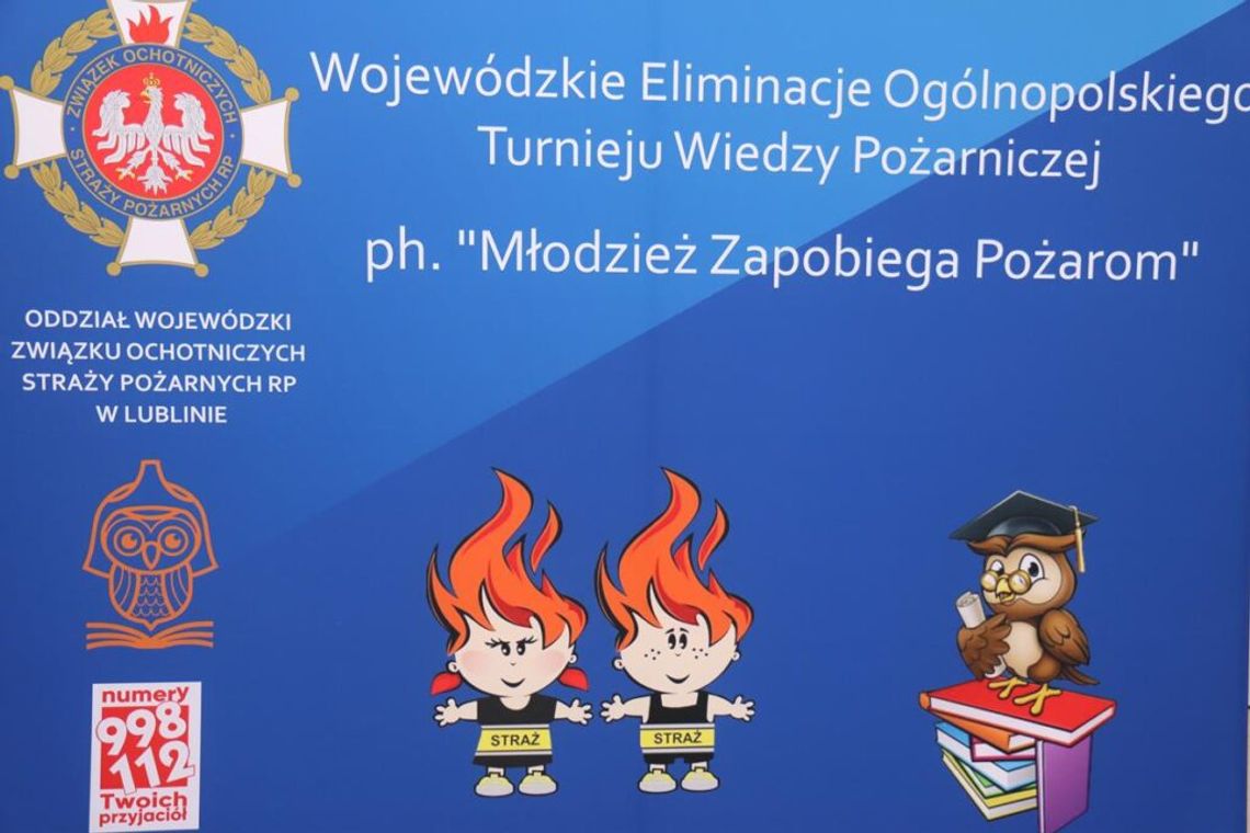 Etap wojewódzki Ogólnopolskiego Turnieju "Młodzież zapobiega pożarom"