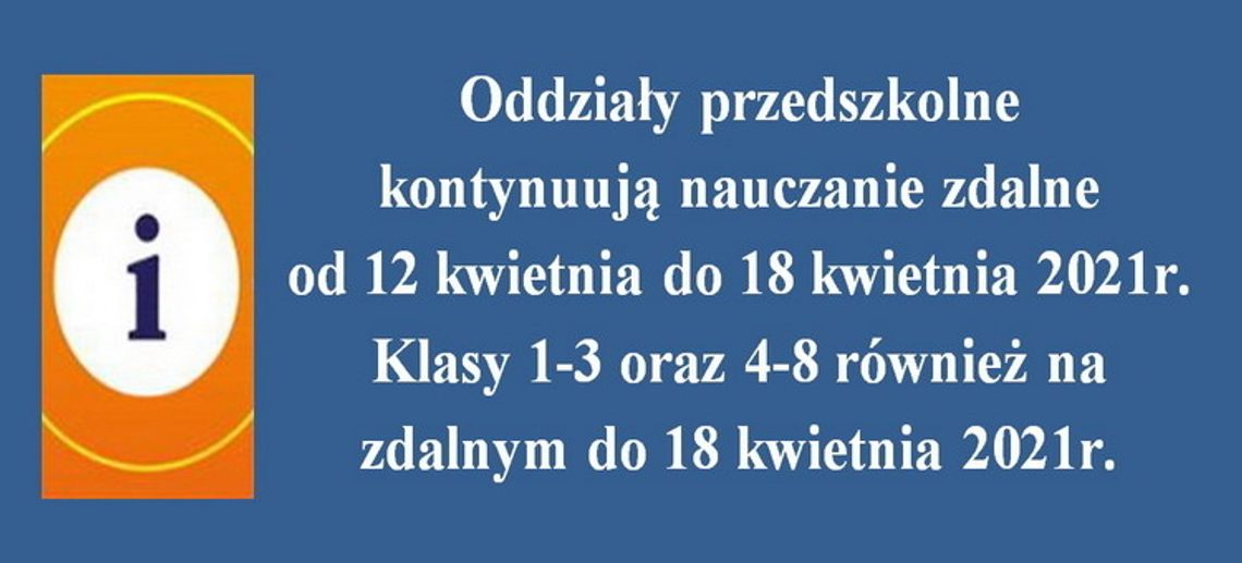 Funkcjonowanie szkół od 12 kwietnia