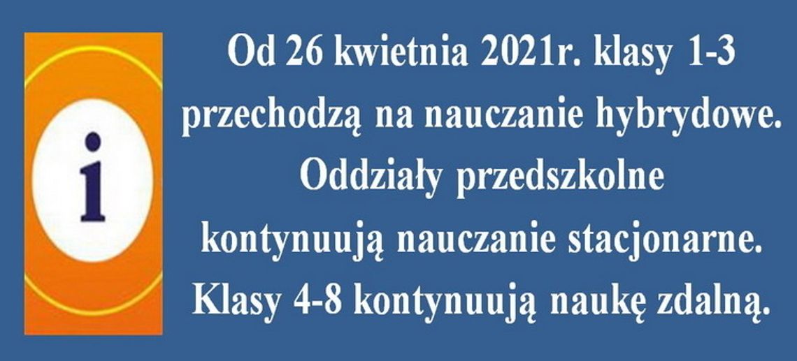 Funkcjonowanie szkół od 26 kwietnia