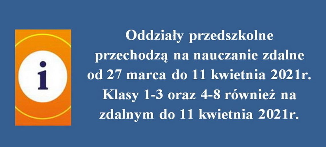 Funkcjonowanie szkół od 27 marca