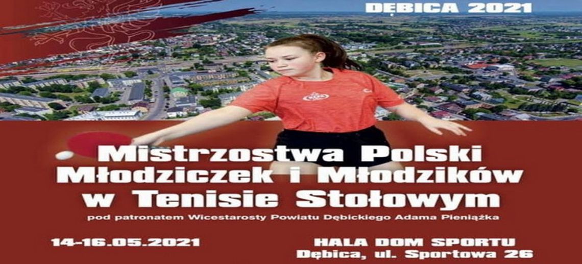 Mistrzostwa Polski Młodziczek i Młodzików w tenisie stołowym w Dębicy