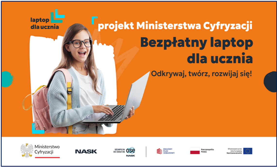 Przekazanie laptopów uczniom klas czwartych