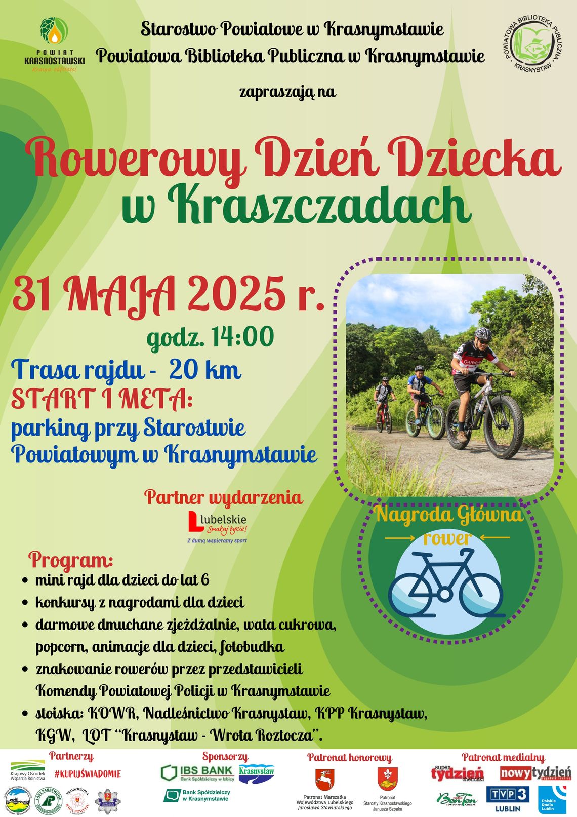 Rowerowy Dzień Dziecka w Kraszczadach
