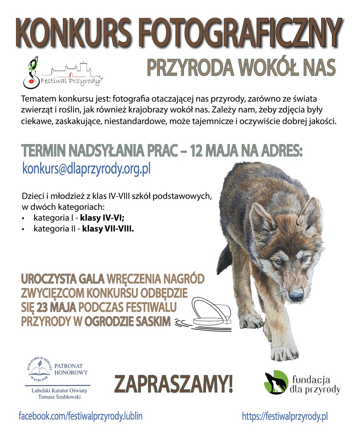 Wojewódzki konkurs fotograficzny „Przyroda wokół nas” dla uczniów szkół podstawowych