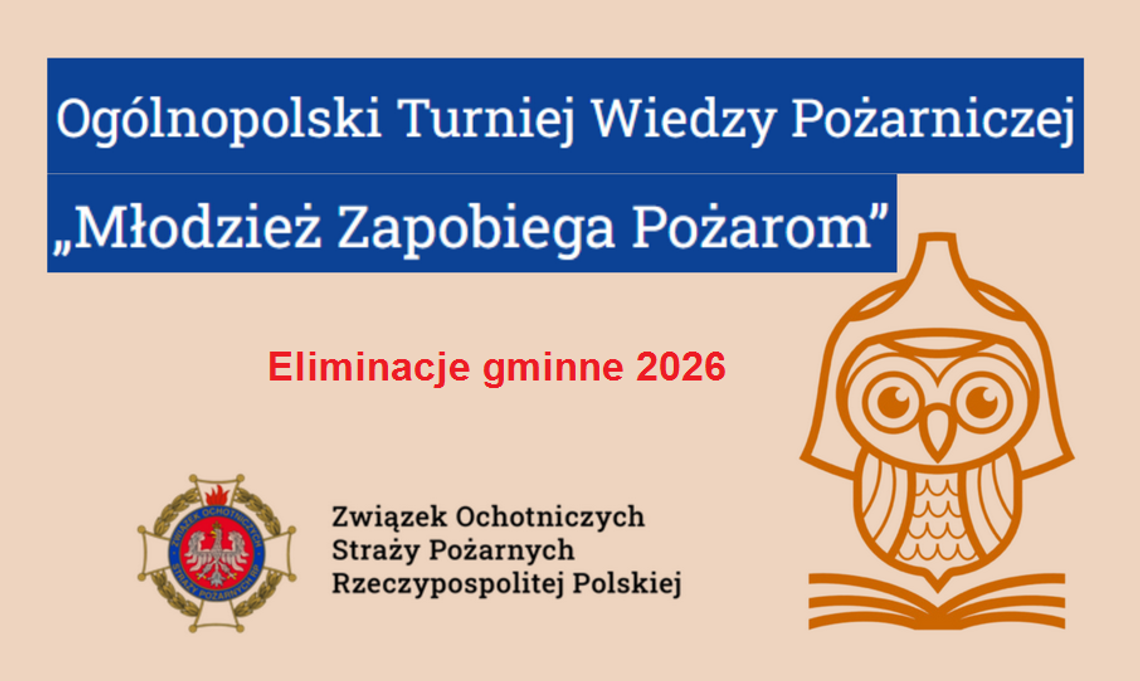 Wyniki eliminacji gminnych Ogólnopolskiego Turnieju Wiedzy Pożarniczej "Młodzież zapobiega pożarom"