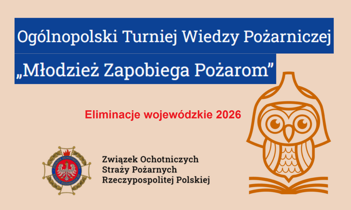 Wyniki eliminacji wojewódzkich Ogólnopolskiego Turnieju Wiedzy Pożarniczej „Młodzież zapobiega pożarom”