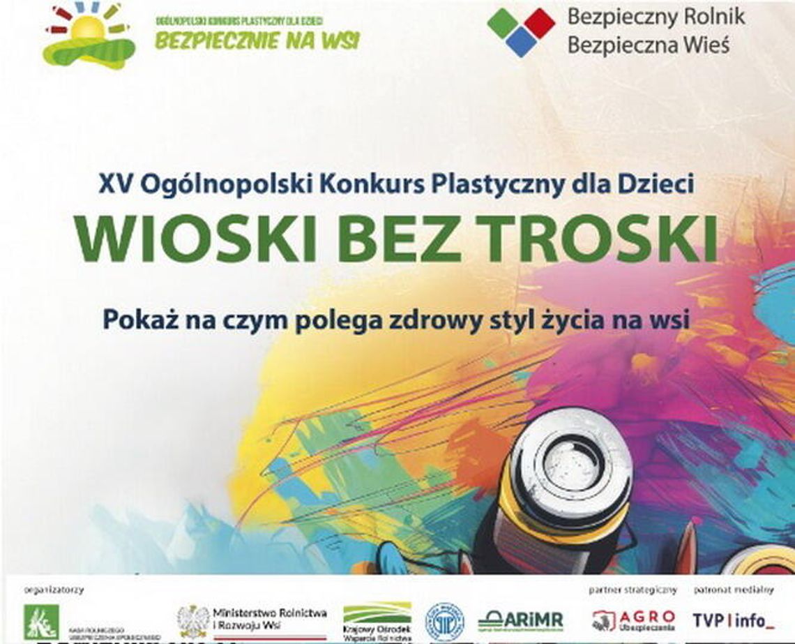Wyniki XV Ogólnopolskiego Konkursu Plastycznego "Wioski bez troski"