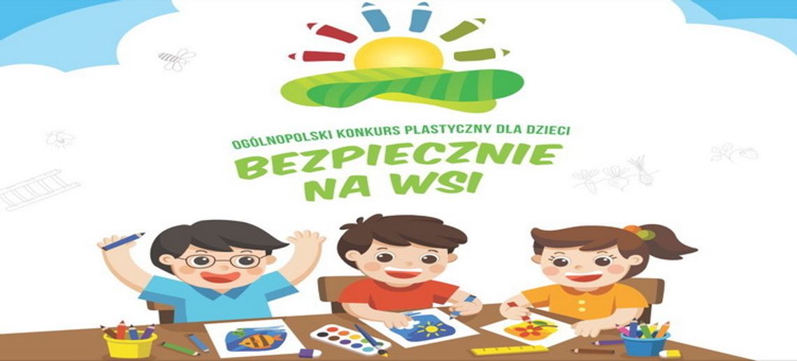 Zaproszenie do udziału w konkursie KRUS "Bezpiecznie na wsi"