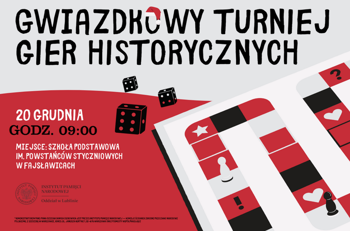 Zaproszenie na Gwiazdkowy Turniej Gier Historycznych