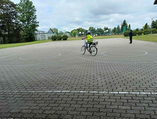 Egzamin praktyczny na kartę rowerową klas czwartych