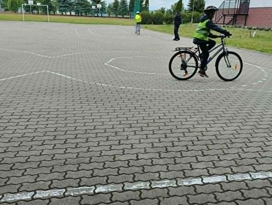 Egzamin praktyczny na kartę rowerową klas czwartych