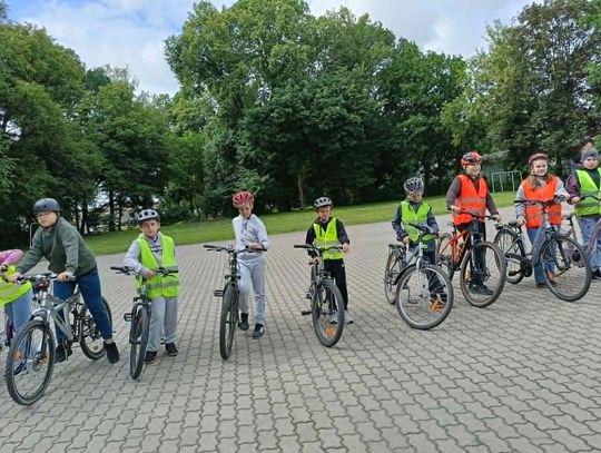 Egzamin praktyczny na kartę rowerową klas czwartych