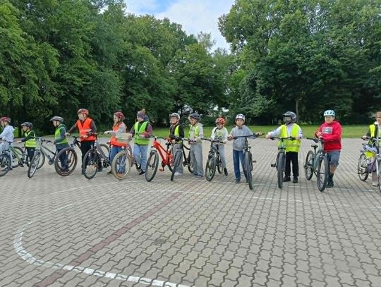 Egzamin praktyczny na kartę rowerową klas czwartych