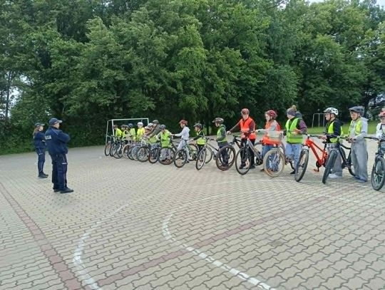 Egzamin praktyczny na kartę rowerową klas czwartych